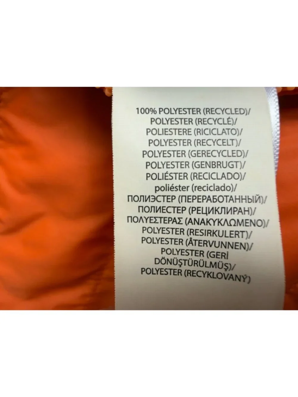 Polo Ralph Lauren Boys Reversible Coat Size M 10-12 Puffer Jacket Orange / Navy